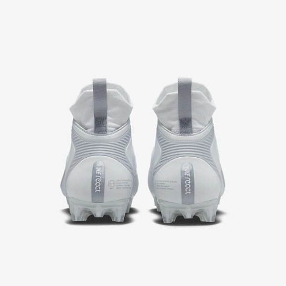 New Nike Alpha Huarache 8 Elite Lacrosse Cleats White/Grey CW4440-110 - Picture 6 of 9